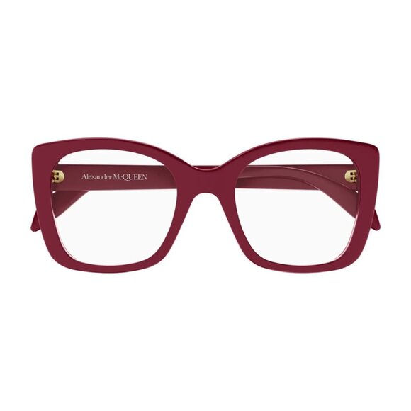 NEW ALEXANDER MCQUEEN EYEGLASSES AM0351O 003 RED WOMEN EYEWEAR - Picture 2 of 3